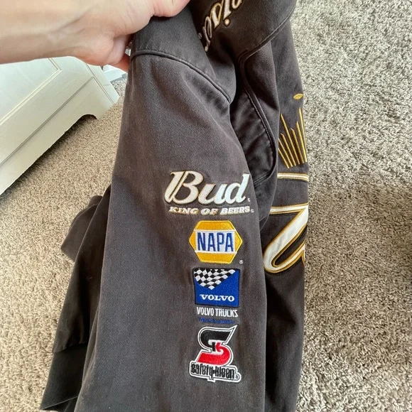 Vintage Budweiser NASCAR Racing Jacket Size XL - Picture 12 of 12